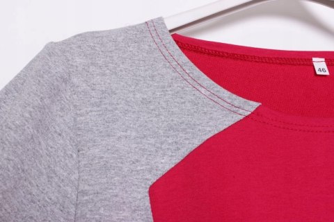 TUNIKA róż szary melanż r 40/42