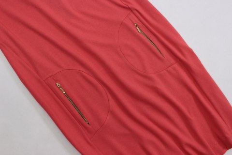 TUNIKO SUKIENKA koralowa r 42/44