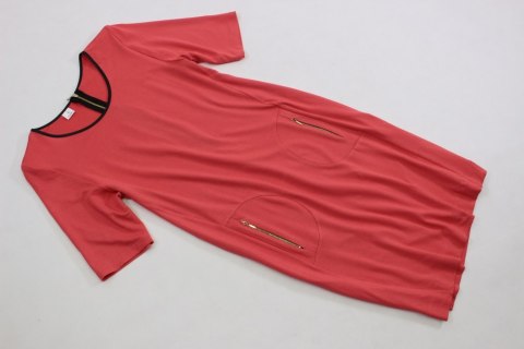 TUNIKO SUKIENKA koralowa r 42/44