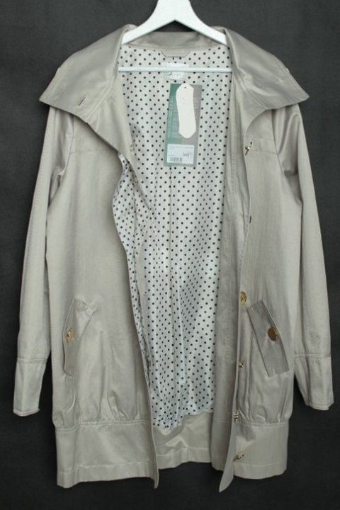 WIOSNA beżowy PŁASZCZYK r 44/46/48 SALE