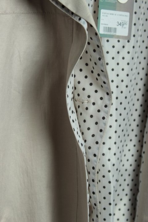 WIOSNA beżowy PŁASZCZYK r 44/46/48 SALE