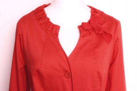 ŻAKIET bolerko CIEMNY KORAL r 44 -- SALE --