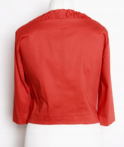 ŻAKIET bolerko CIEMNY KORAL r 44 -- SALE --