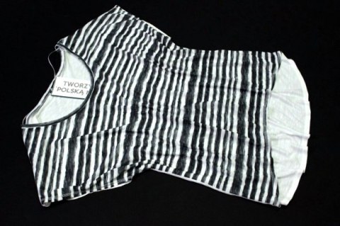 BLUZKA paski OVERSIZE 48/50