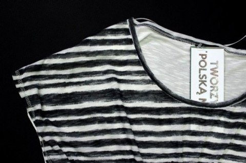 BLUZKA paski OVERSIZE 48/50