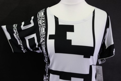 Bluzka SUPER FASON KIMONKO MODNY WZÓR 46/48 PaniXL