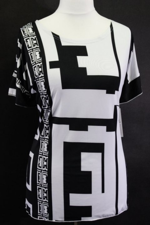 Bluzka SUPER FASON KIMONKO MODNY WZÓR 46/48 PaniXL