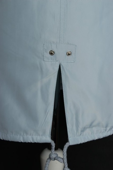 PŁASZCZ PARKA oversize BŁĘKITNA 38/40