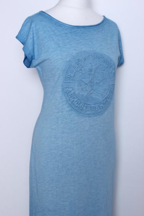 SUKIENKA ITALY błękitna VINTAGE long 38/40/42