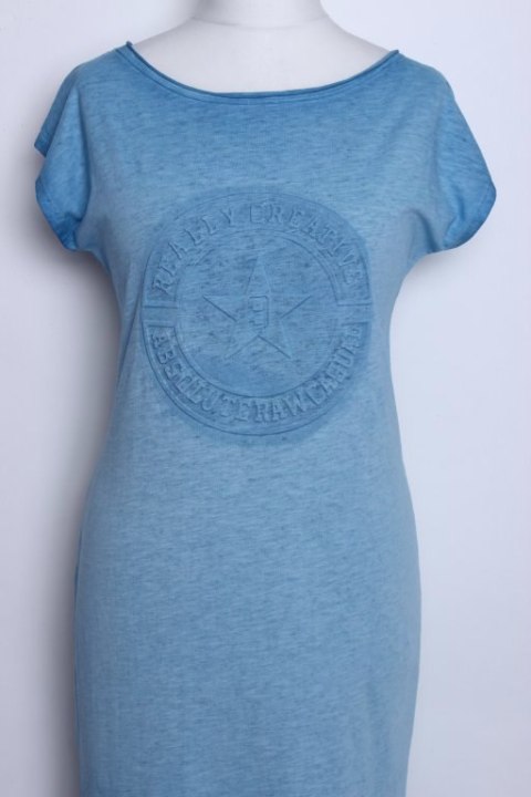 SUKIENKA ITALY błękitna VINTAGE long 38/40/42