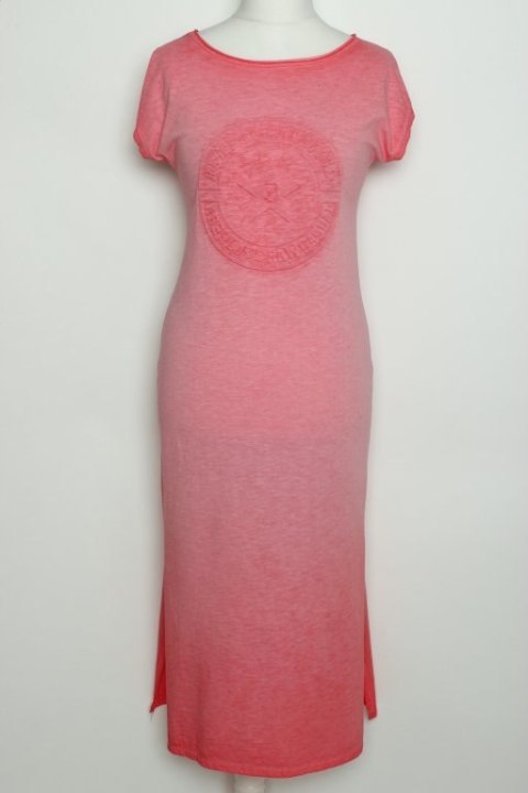 SUKIENKA Italy koral VINTAGE long 38/40/42 PaniXL