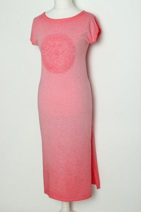 SUKIENKA Italy koral VINTAGE long 38/40/42 PaniXL