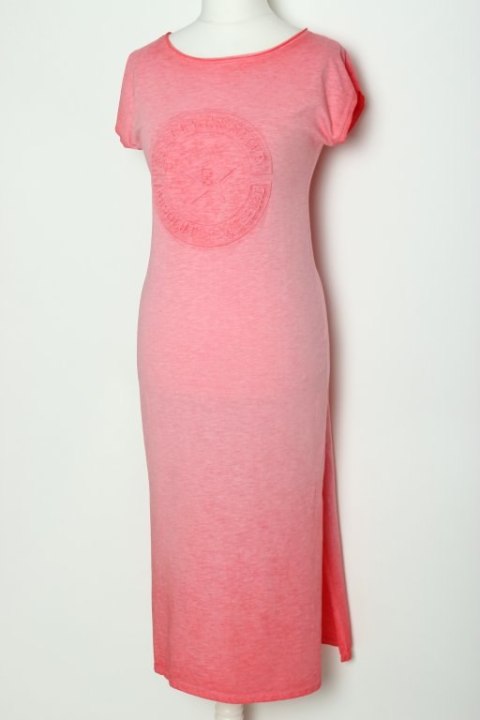 SUKIENKA Italy koral VINTAGE long 38/40/42 PaniXL