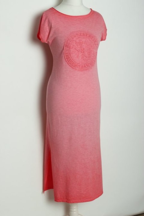 SUKIENKA Italy koral VINTAGE long 38/40/42 PaniXL