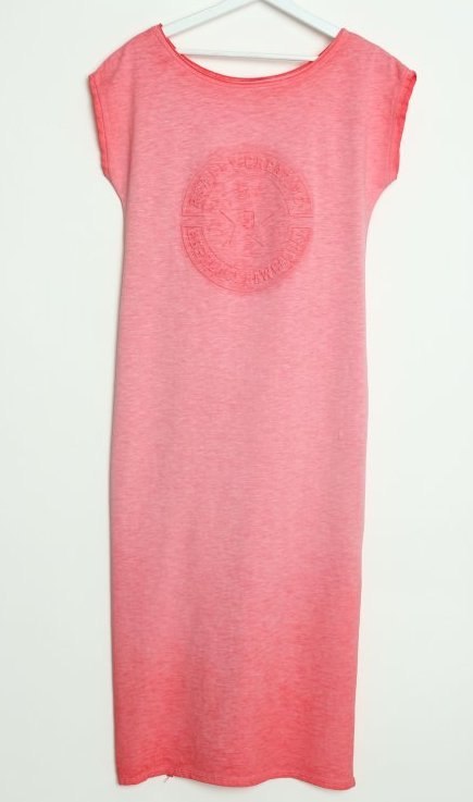 SUKIENKA Italy koral VINTAGE long 38/40/42 PaniXL