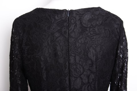 SUKIENKA KORONKA koktajlowa CZERŃ 42/44 PaniXL