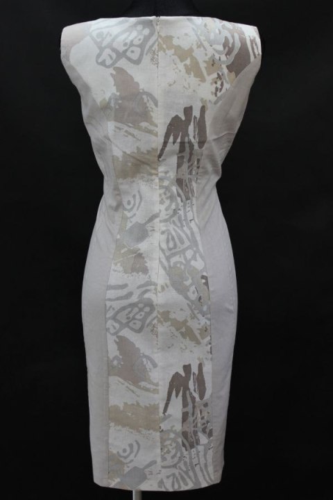 SUKIENKA OŁÓKOWA LEN beż LATTE r 50