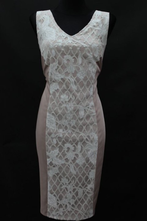 SUKIENKA OŁÓWKOWA BEŻ CAPPUCCINO r 46/48