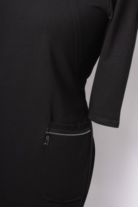 SUKIENKA Tunika DZIANINA CZERŃ r 40/42 new PaniXL