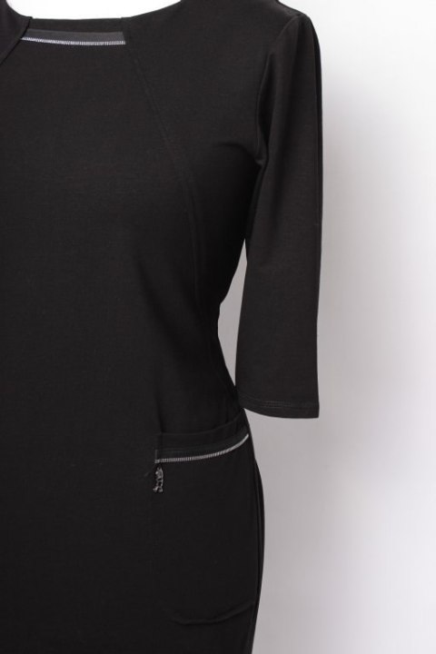 SUKIENKA Tunika DZIANINA CZERŃ r 40/42 new PaniXL