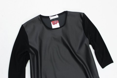 TUNIKA A`la KUPISZ eko skorka CZERŃ 44/46 panixl