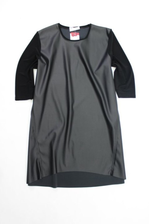 TUNIKA A`la KUPISZ eko skorka CZERŃ 44/46 panixl