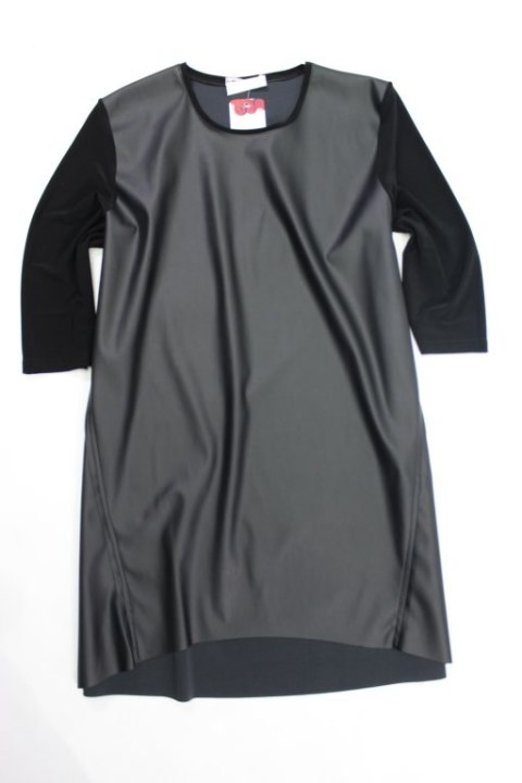 TUNIKA A`la KUPISZ eko skorka CZERŃ 44/46 panixl