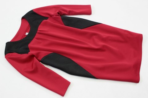 TUNIKA BLUZKA czerń czerwień efektowna 50 PANIXL