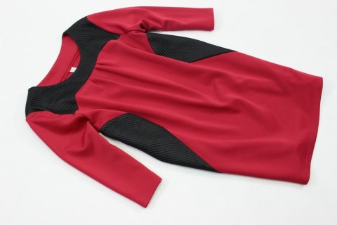 TUNIKA BLUZKA czerń czerwień efektowna 50 PANIXL