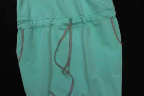 TUNIKA SUKIENKA MIĘTA LATO 44/46 PaniXL