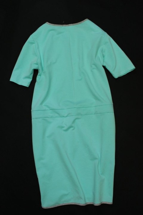 TUNIKA SUKIENKA MIĘTA LATO 44/46 PaniXL