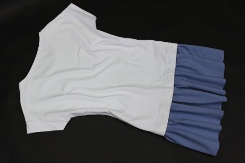 TUNIKO SUKIENKA BIEL BŁĘKIT dziewczęca 42/44/46