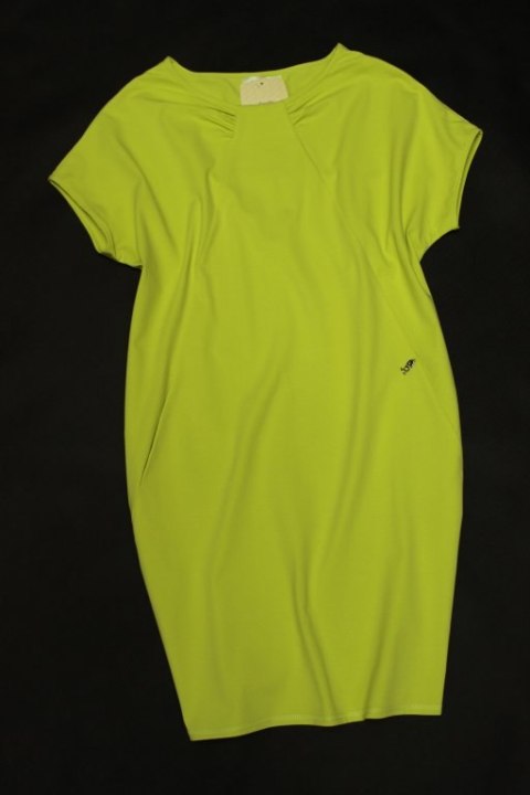 TUNIKO SUKIENKA lime neon LATO 40/42 PaniXL