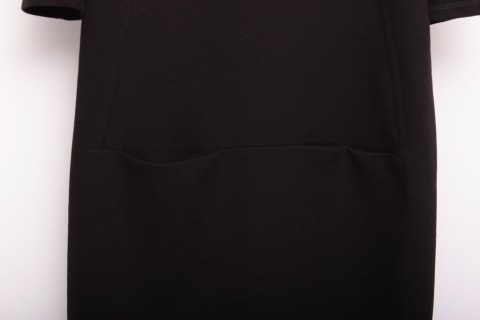 TUNIKa SUKIENKA CZERŃ SUWAK 40/42 PaniXL