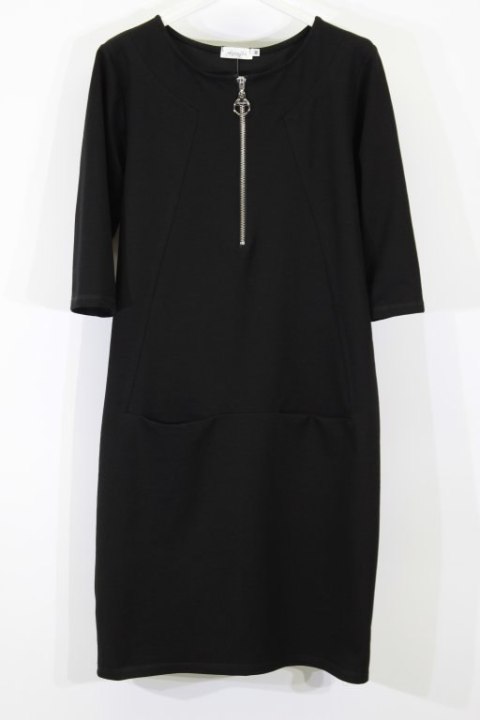 TUNIKa SUKIENKA CZERŃ SUWAK 40/42 PaniXL