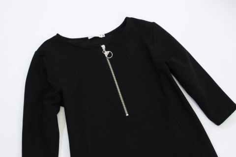 TUNIKa SUKIENKA CZERŃ SUWAK 40/42 PaniXL