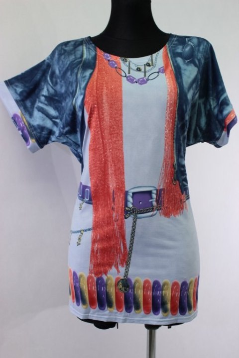 Tunika SUPER FASON KIMONKO MODNY WZÓR 42/44 PaniXL