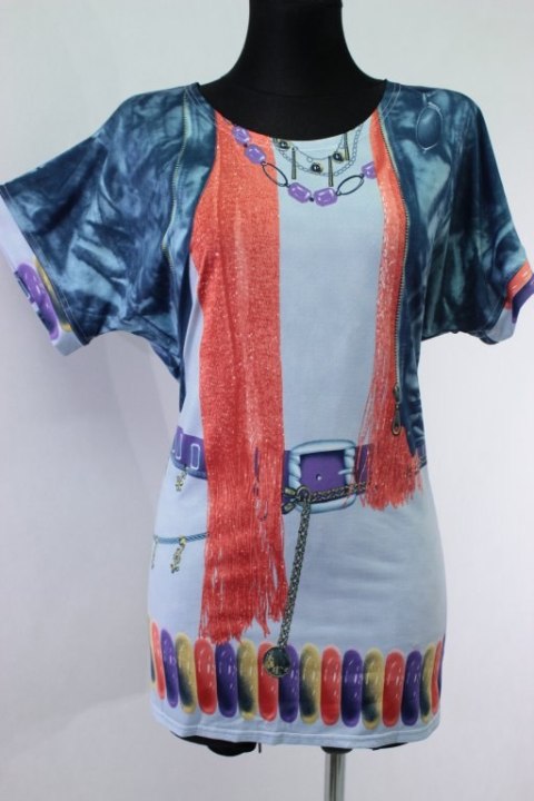 Tunika SUPER FASON KIMONKO MODNY WZÓR 42/44 PaniXL