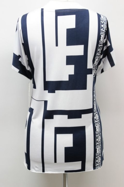 Tunika SUPER FASON KIMONO granat biel 42 PaniXL