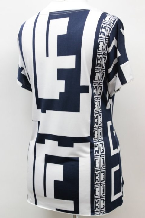 Tunika SUPER FASON KIMONO granat biel 42 PaniXL