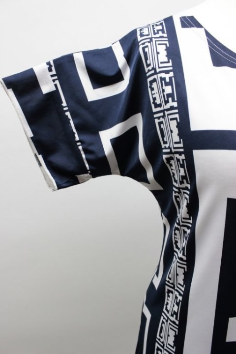 Tunika SUPER FASONKIMONO granat biel 48 PaniXL