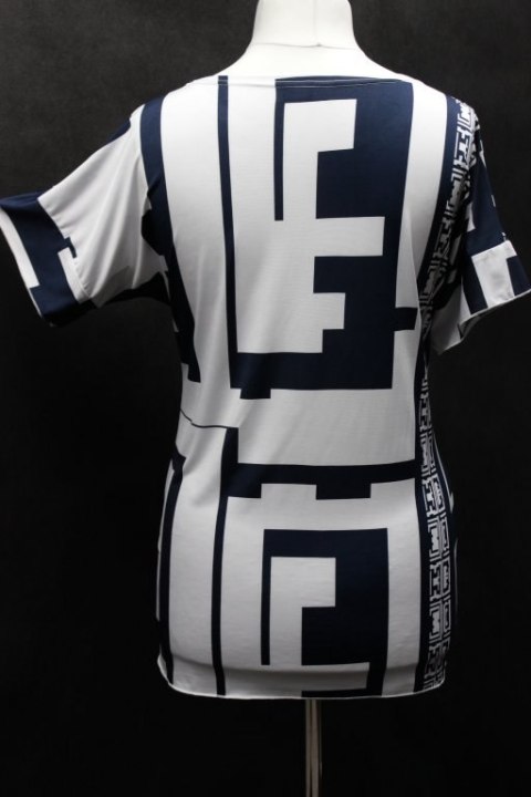 Tunika SUPER FASONKIMONO granat biel 48 PaniXL