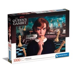 Clementoni Puzzle 1000el Gambit Królowej. Queen's Gambit. Netflix 39698