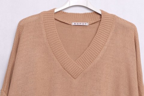 ITALY swetrowa NEON dekolt V 48/50/52/54/56