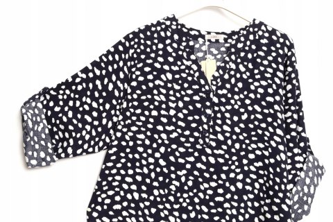 KOSZULOWA bluzka WISKOZA wzory r 44/46