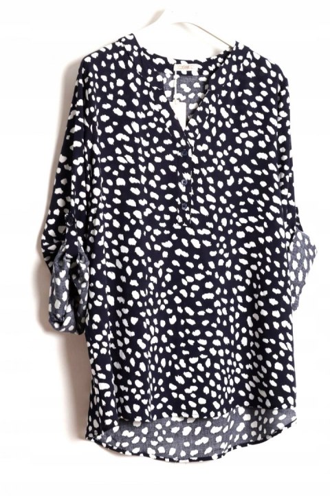 KOSZULOWA bluzka WISKOZA wzory r 44/46