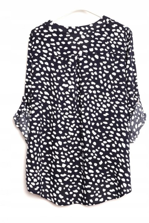 KOSZULOWA bluzka WISKOZA wzory r 44/46