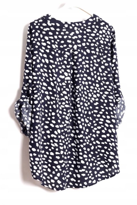 KOSZULOWA bluzka WISKOZA wzory r 44/46