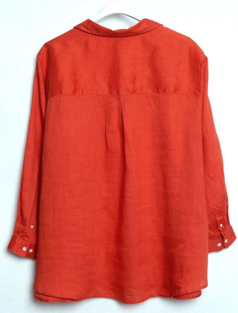 KappAhl koszula LEN ceglasta 3XL 54/56/58