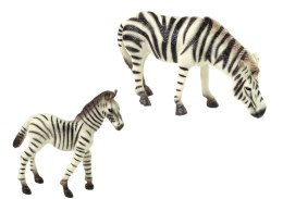 Zestaw 2 Figurek Zebra z Młodym Zebry Figurka Zwierzęta
